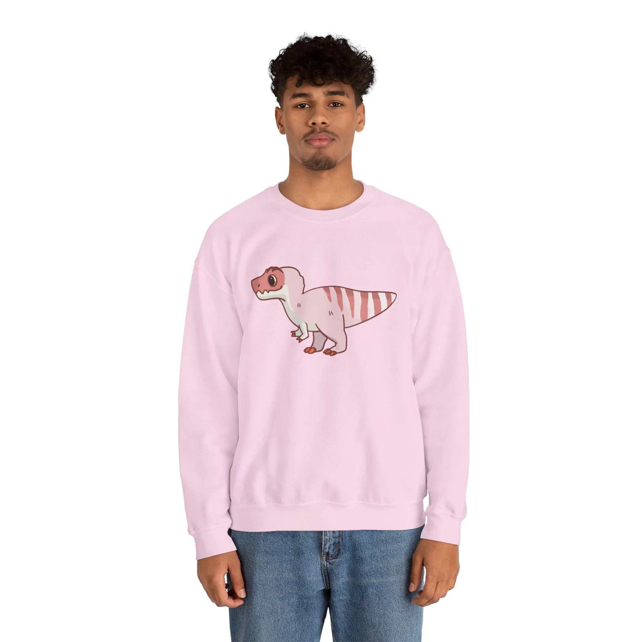 Strawberry Tyrannosaurus Rex - Unisex Heavy Blend™ Crewneck Sweatshirt