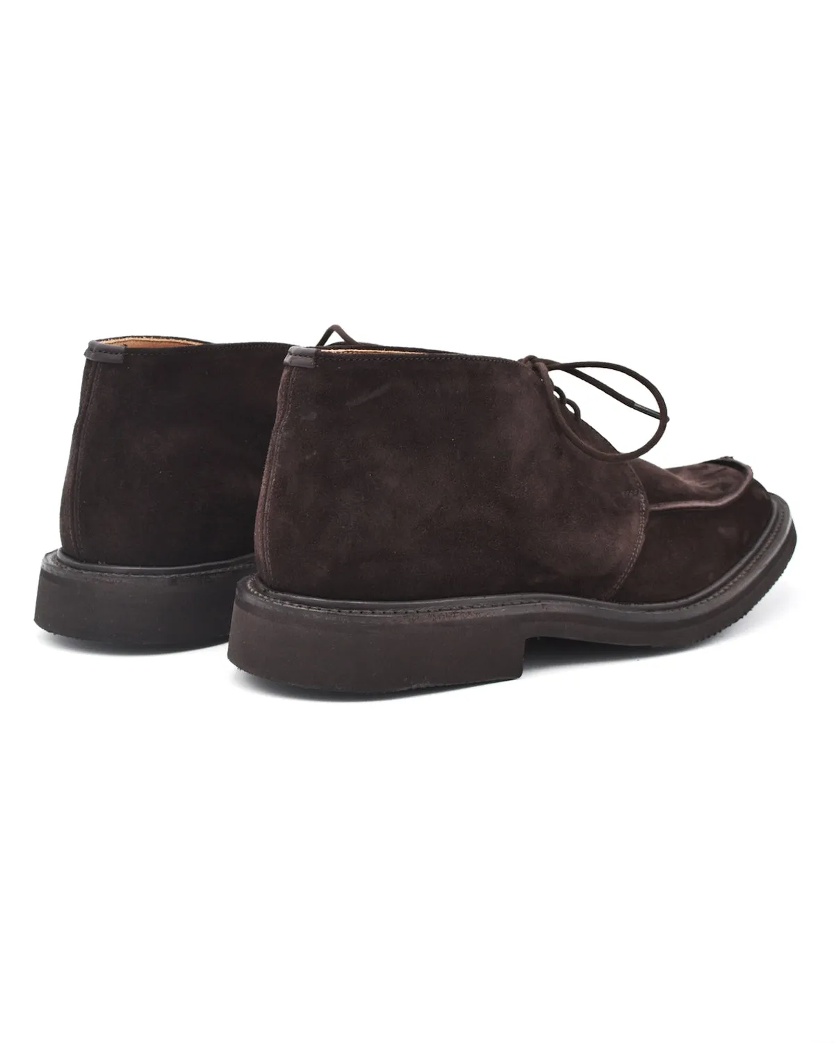 Trickers David Coffee Suede Apron Chukka Boot