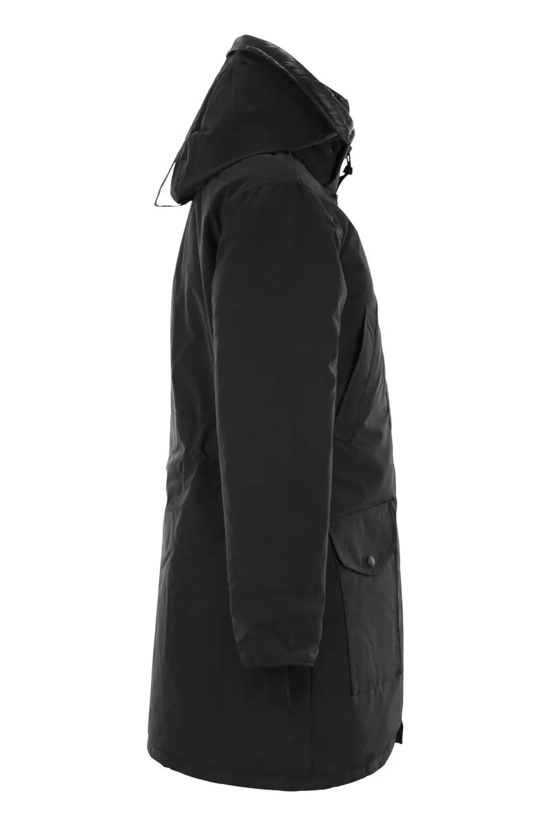 TRILLIUM - PARKA WITH BLACK LOGO