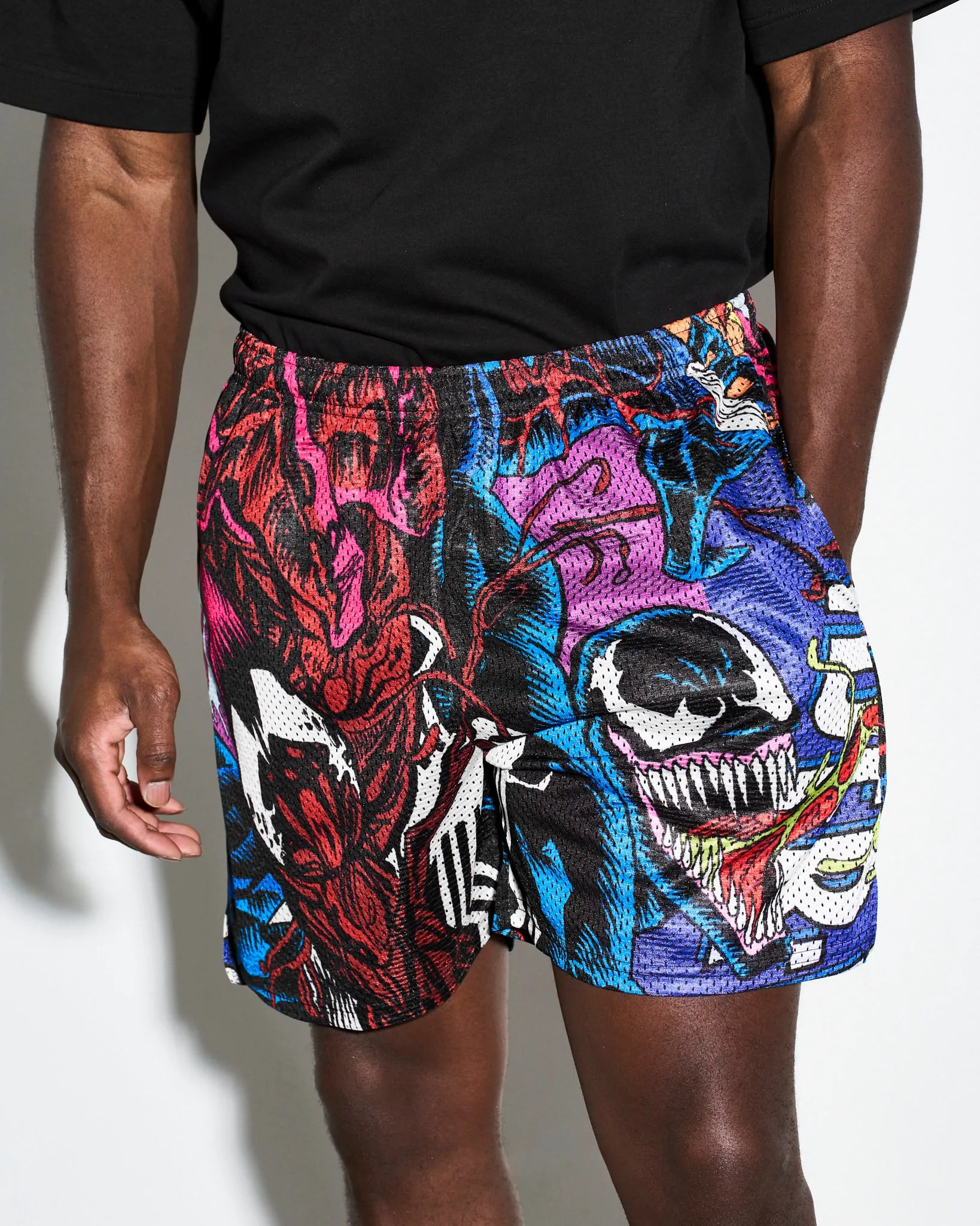 Venom Maximum Carnage Retro Shorts