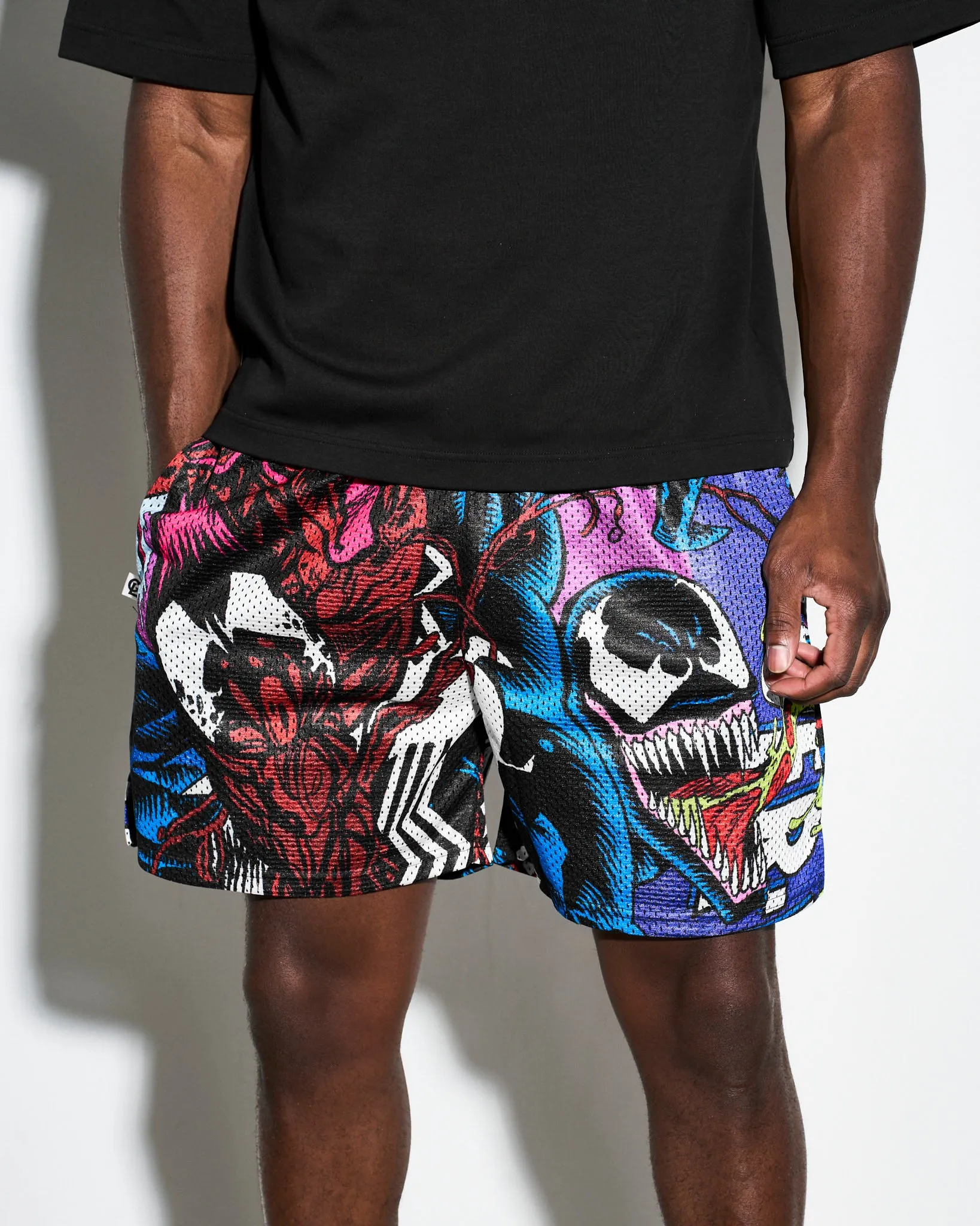 Venom Maximum Carnage Retro Shorts