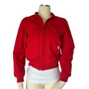 Vintage 1980's Red Bomber Jacket