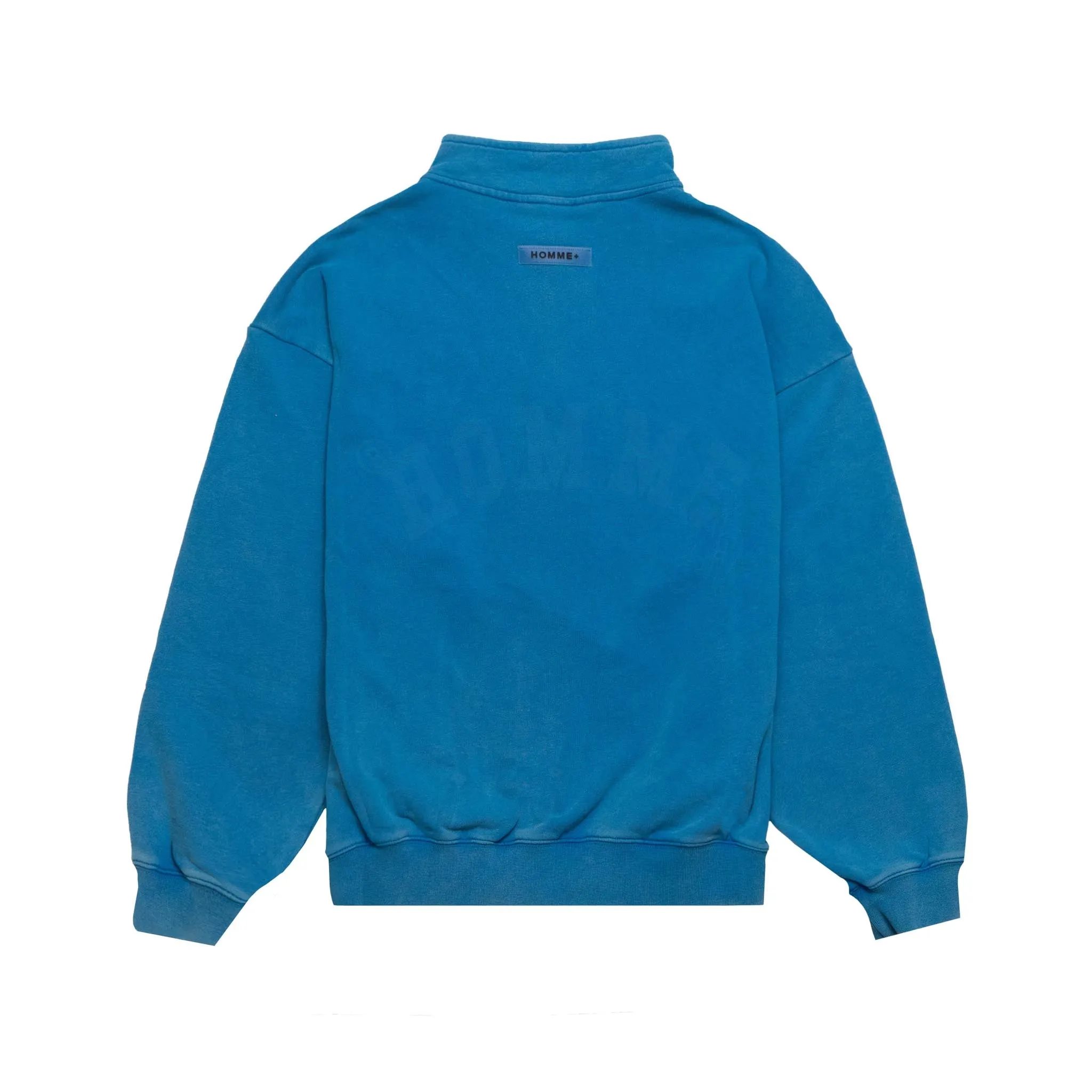 Vintage Wash 1/2 Zip Pullover Blue