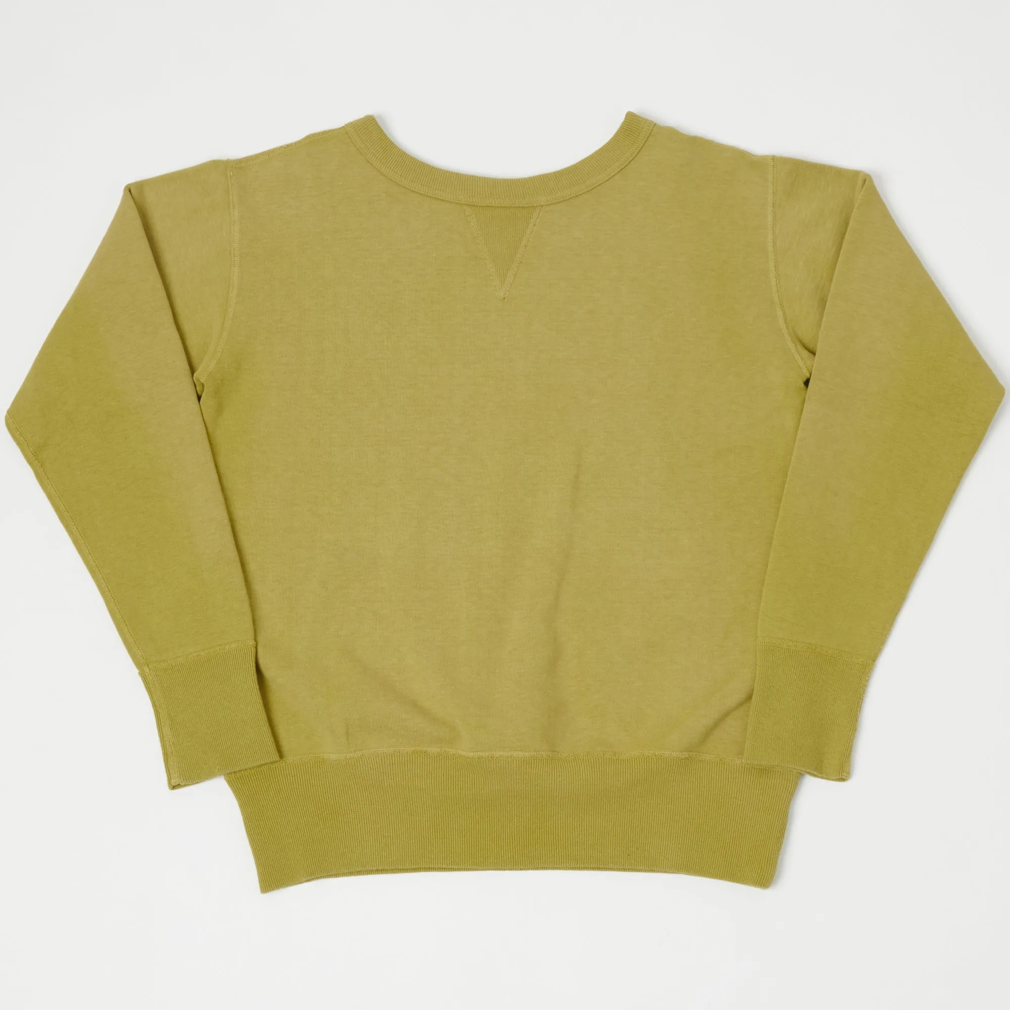 Warehouse & Co 474 Crew Neck Sweatshirt - Faded Yellow