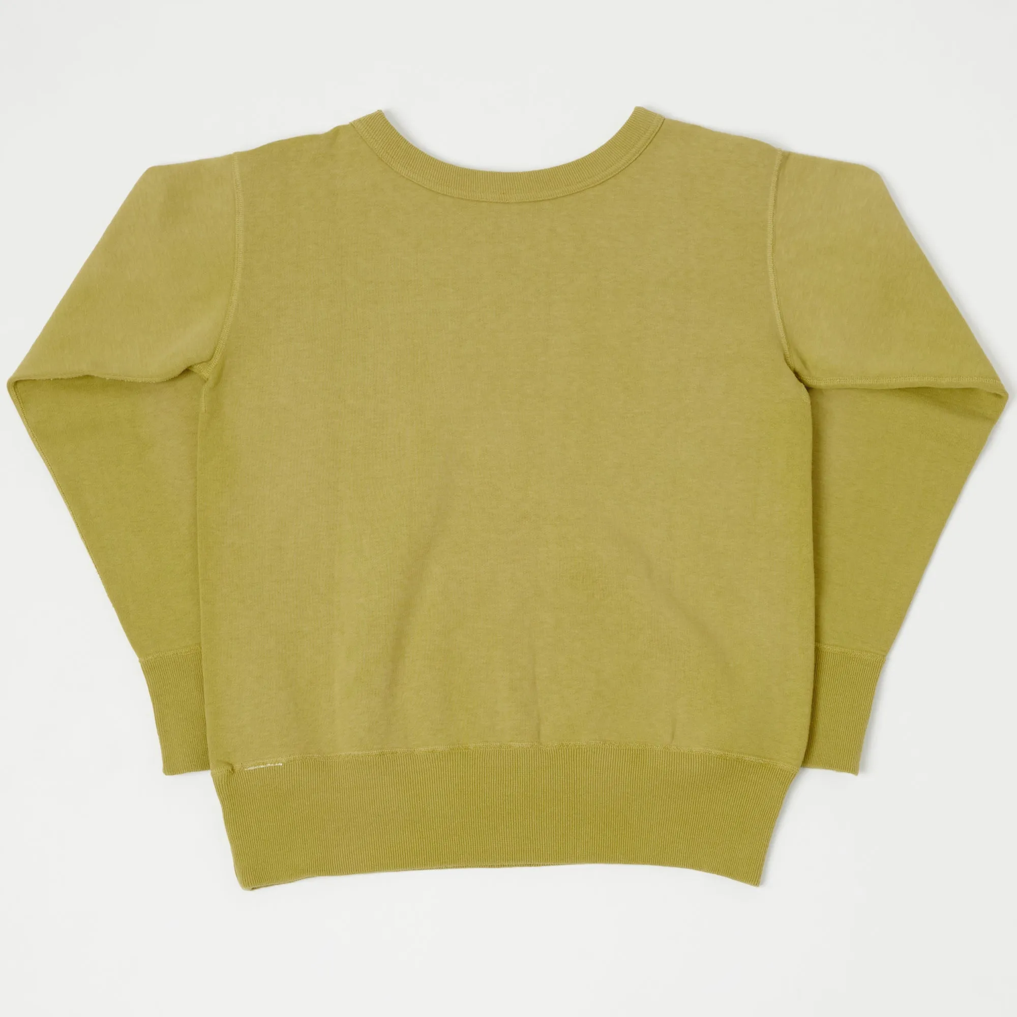 Warehouse & Co 474 Crew Neck Sweatshirt - Faded Yellow