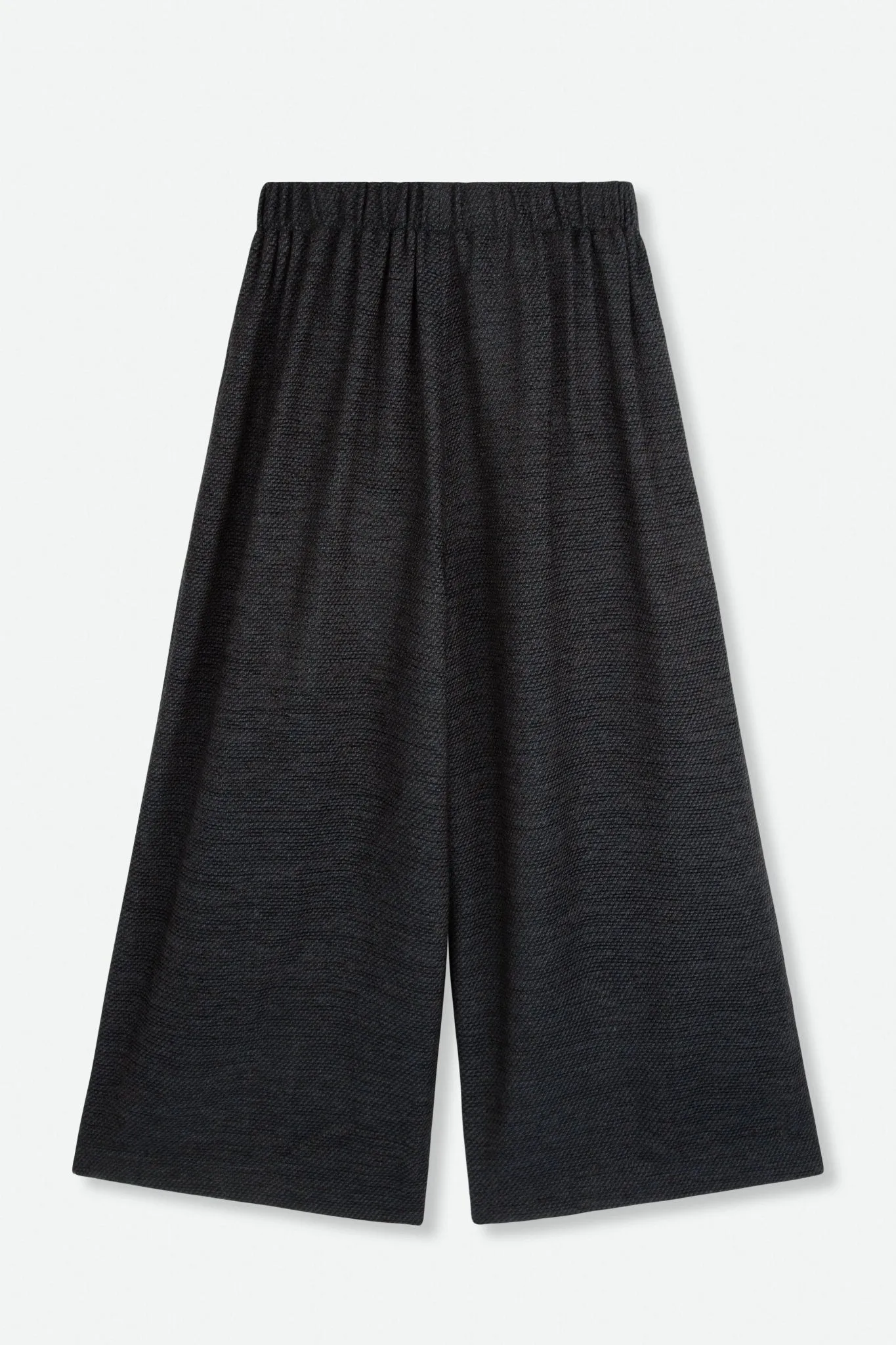 WIDE LEG CULOTTE PANT IN NOVELTY FABRIC