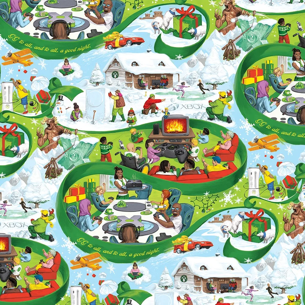 Xbox 2022 Signature Wrapping Paper