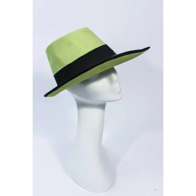 YVES SAINT LAURENT Rive Gauche Runway Abstract Top Hat